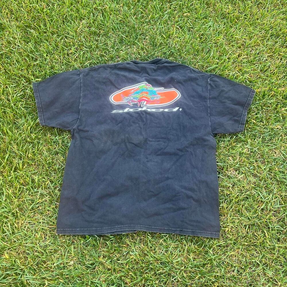 Stoked Sports ski y2k tee mens size xl